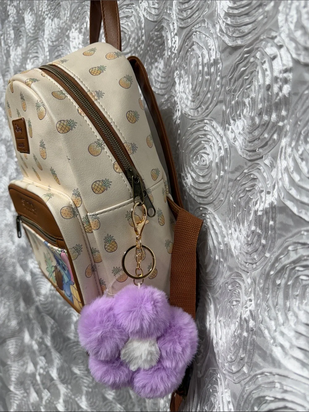 Disney Lilo & Stitch Pineapple Mini Backpack - ohana means family